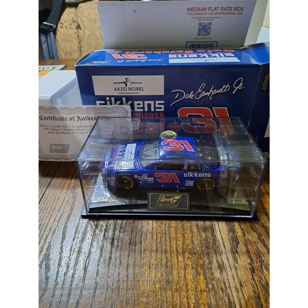 Vintage 99 Revell Dale Earnhardt Jr AKZO Nobel Sikkens Nascar Race Car Die Cast